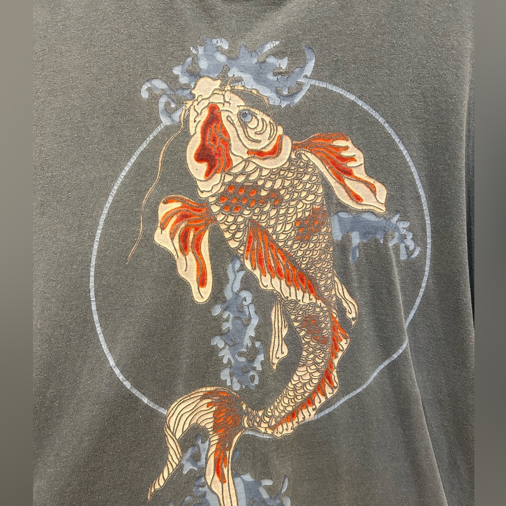 Urban Outfitters Koi fish oversized T Shirt L/XL